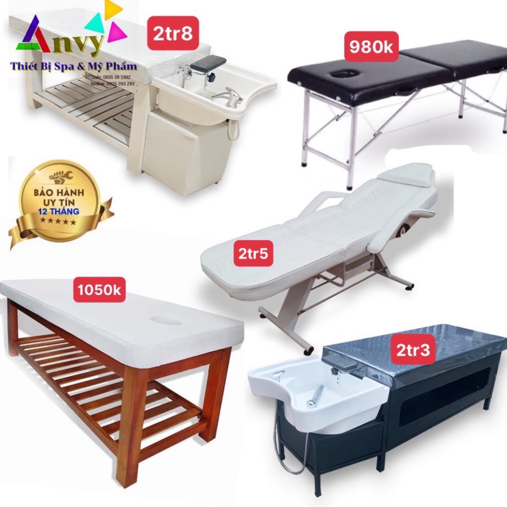 Giường gội đầu 2in1 - Hàng sẵn, Đủ Mẫu, Giá Tại XƯỞNG shop chỉ bán theo đơn seup SPA  KO BÁN LẺ