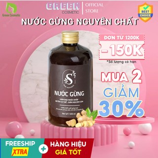 Nước Cốt Gừng Nguyên Chất Giữ Ấm Cơ Thể Mẹ Sau Sinh Và Cho Bé 500ml