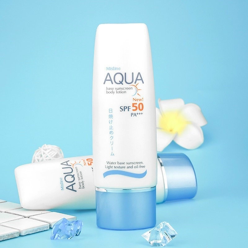 Kem chống nắng toàn thân Mistine Aqua Base Sunscreen Body Lotion SPF 50 PA +++ 70ml