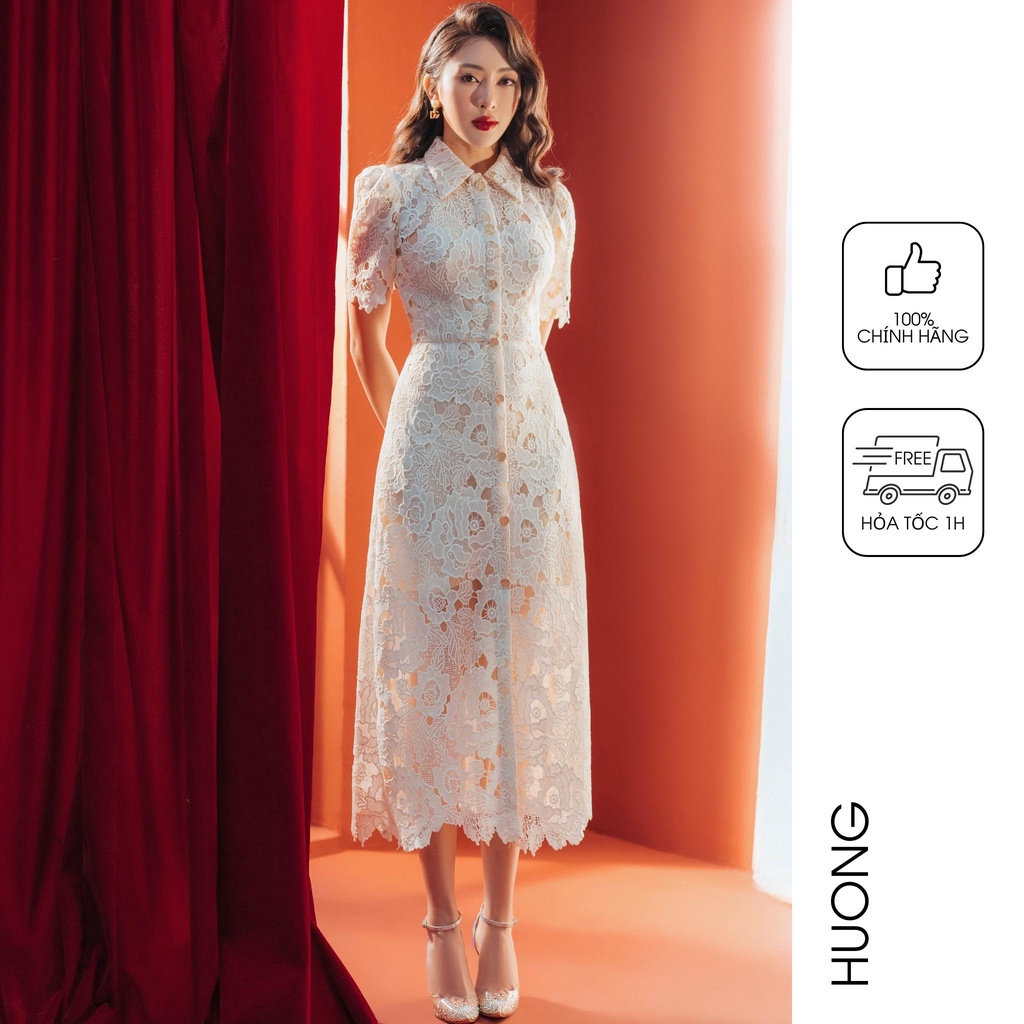 Đầm Cinematic Lace Dress HUONG BOUTIQUE HBV1231