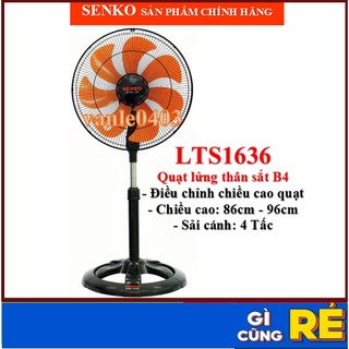 Quạt senko LTS1636, quạt lửng senko thân sắt B4 chính hãng