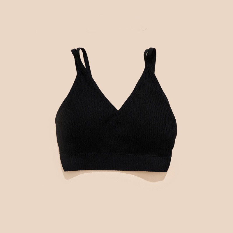 Áo Hai Dây Miyours Fashion &amp; More BR124 Gân Tăm Dây Quai 2 Bản Đệm Mỏng Cá Tính Độc Đáo Dáng Ôm Nhẹ Nhàng Nữ Tính
