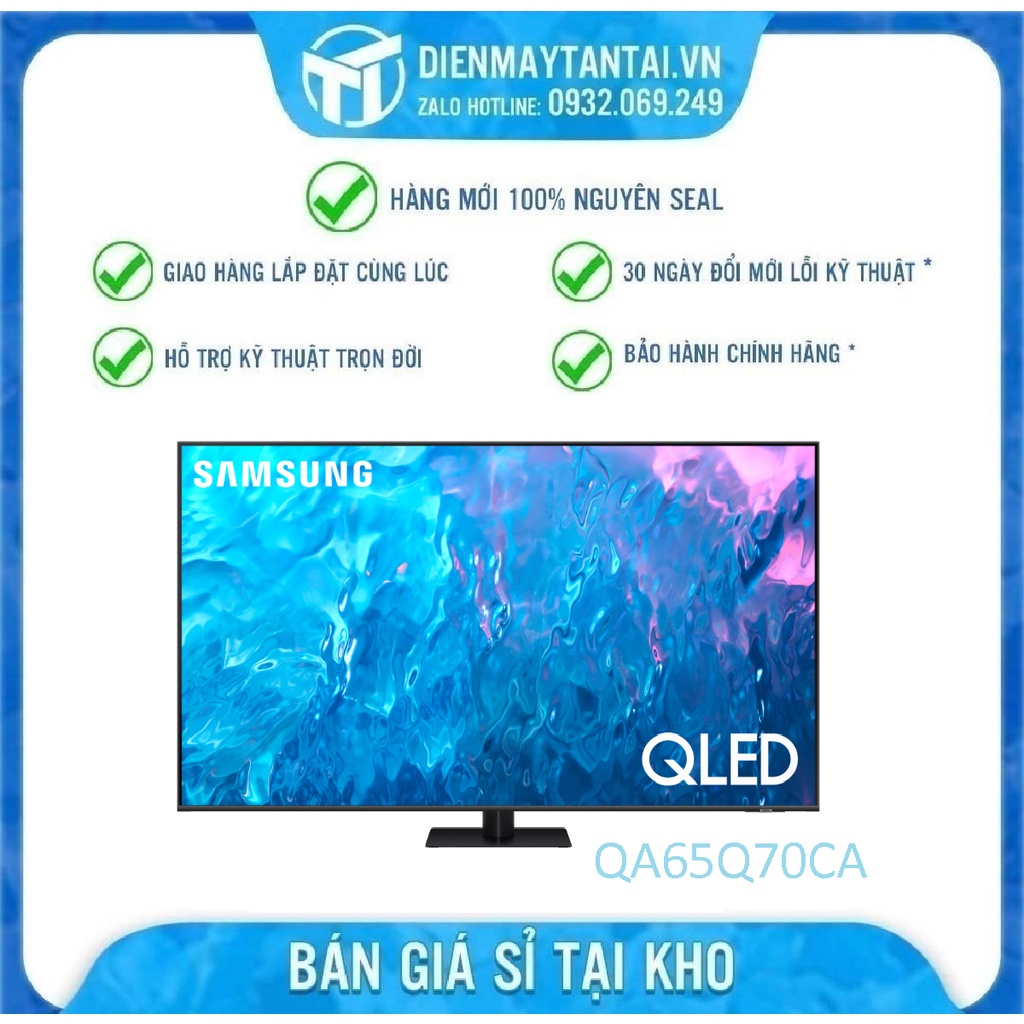 Smart Tivi QLED 4K 65 inch Samsung QA65Q70CA Hệ điều hành Tizen,Điều khiển tivi bằng điện thoại - GIAO HÀNG MIỄN PHÍ HCM