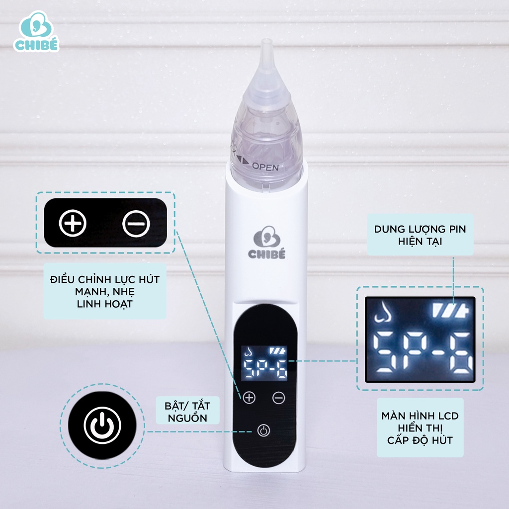 MÁY HÚT MŨI TRẺ EM CHIBÉ CB006