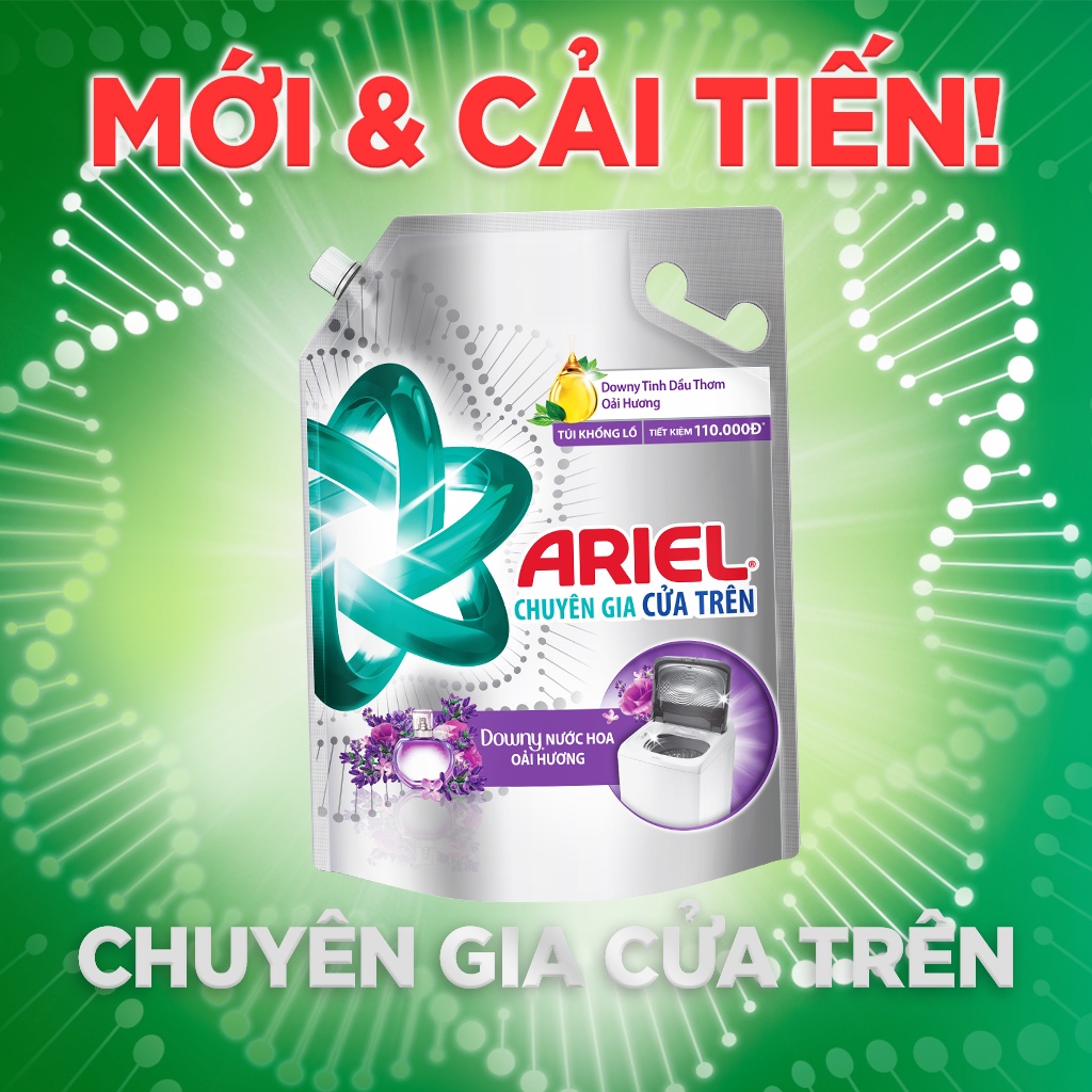 Ariel Matic nước giặt Túi hương hoa oải hương 1.8KG/3.2KG:1.8KG