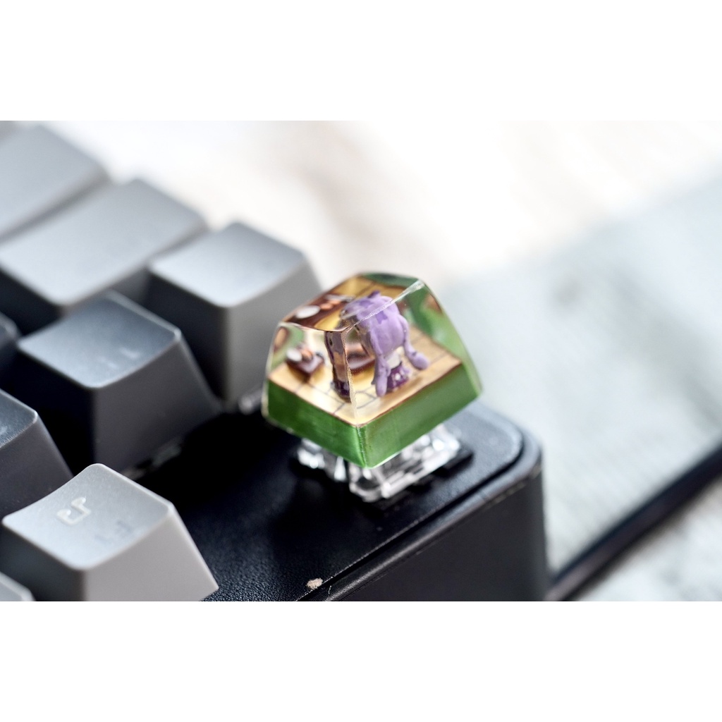 Genshin Impact Keqing keycap, nút bàn phím Genshin Impact