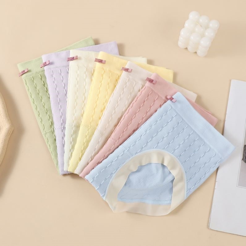 .Quần lót nữ cotton Gân Tăm  Cạp Vừa thông hơi co giãn 4 chiều 2229