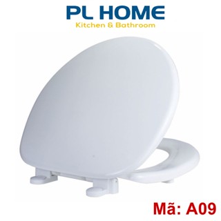 Nắp Bồn Cầu Đóng Êm HA09 – Nắp bàn cầu hơi cho các loại cầu 2 khối