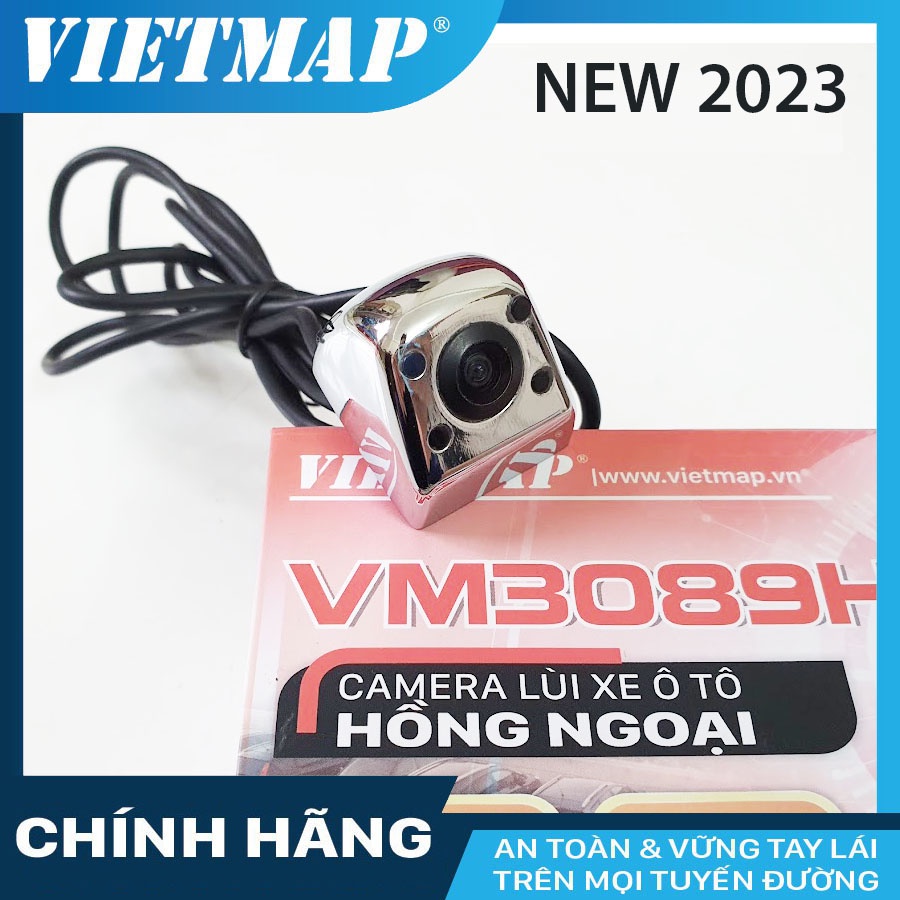 Camera lùi hồng ngoại VIETMAP 3089H (bản nâng cấp mới 2023) cho xe hơi