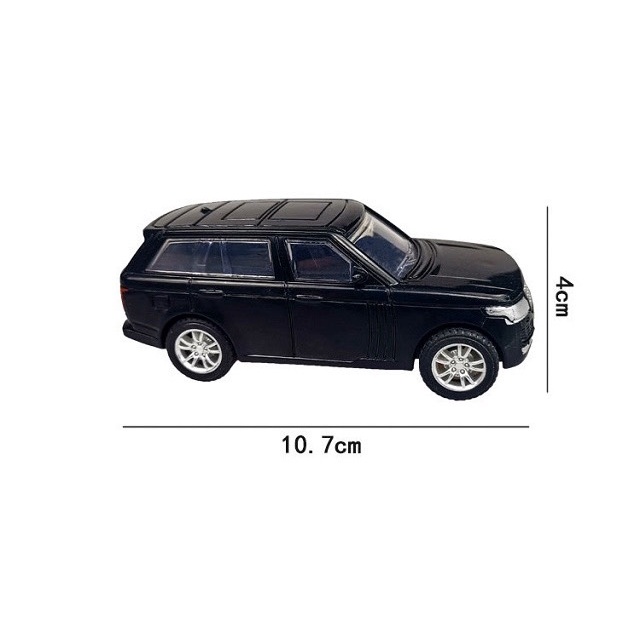 Xe Range Rover đen NHỰA