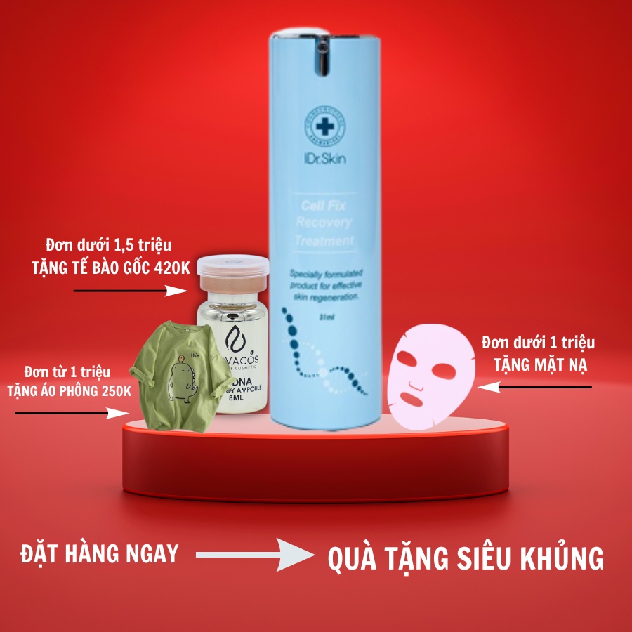 Kem tái tạo và phục hồi IDr Skin cell fix recovery treatment cho làn da yếu,mỏng đỏ 31ml