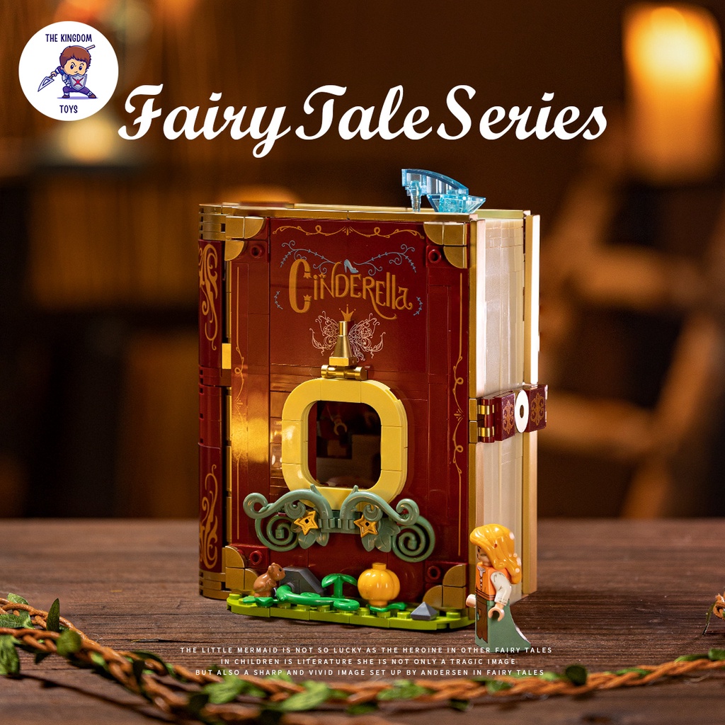 Đồ Chơi Lắp Ráp Mô Hình Truyện Cổ Tích Fairy Tales  Alice / Nàng Tiên Cá / Aladdin / Cô Bé Lọ Lem / Bạch Tuyết
