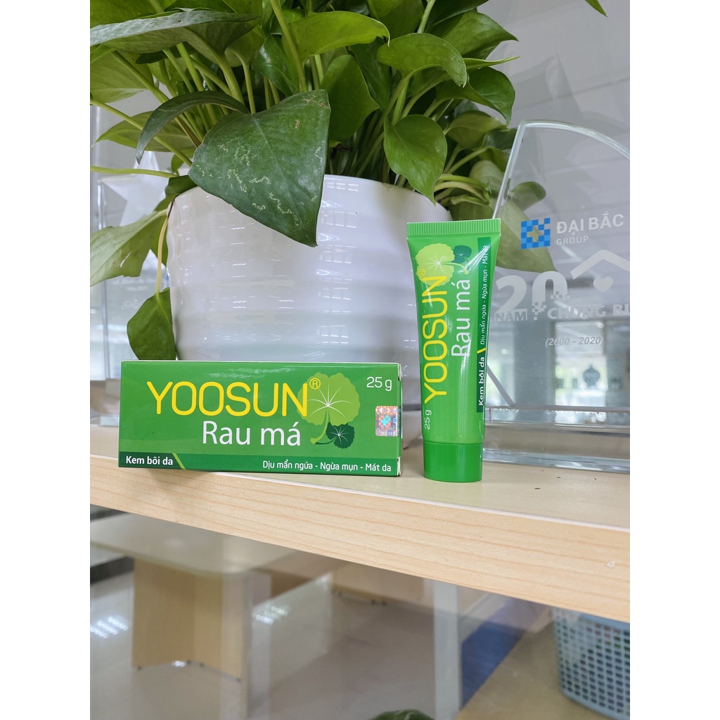 Combo Yoosun Rau má, Acnes, Nghệ 3 dịu mẩn ngứa, ngừa mụn, kháng khuẩn, ngừa thâm sẹo do mụn