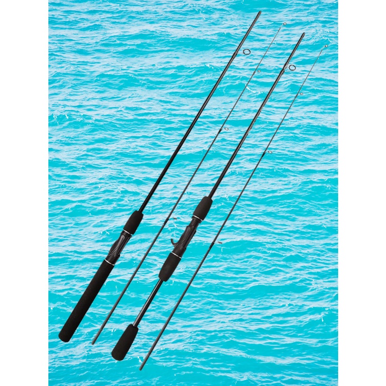 Cần Câu Lure Sói Đen DYAWA, Đủ Size 1m65, 1m8, 2m1, 2m4, Gồm Đứng, Ngang, Chất Liệu FRP