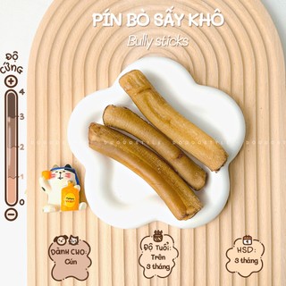 Treat Bánh Thưởng Cho Chó Pín Bò Sấy Khô DOGGOSTYLE Bully Sticks Homemade Không Chất Bảo Quản 50G