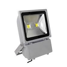 Đèn pha Led ngoài trời 100W vỏ xám - Anh sáng Trắng/Vàng giá cực rẻ