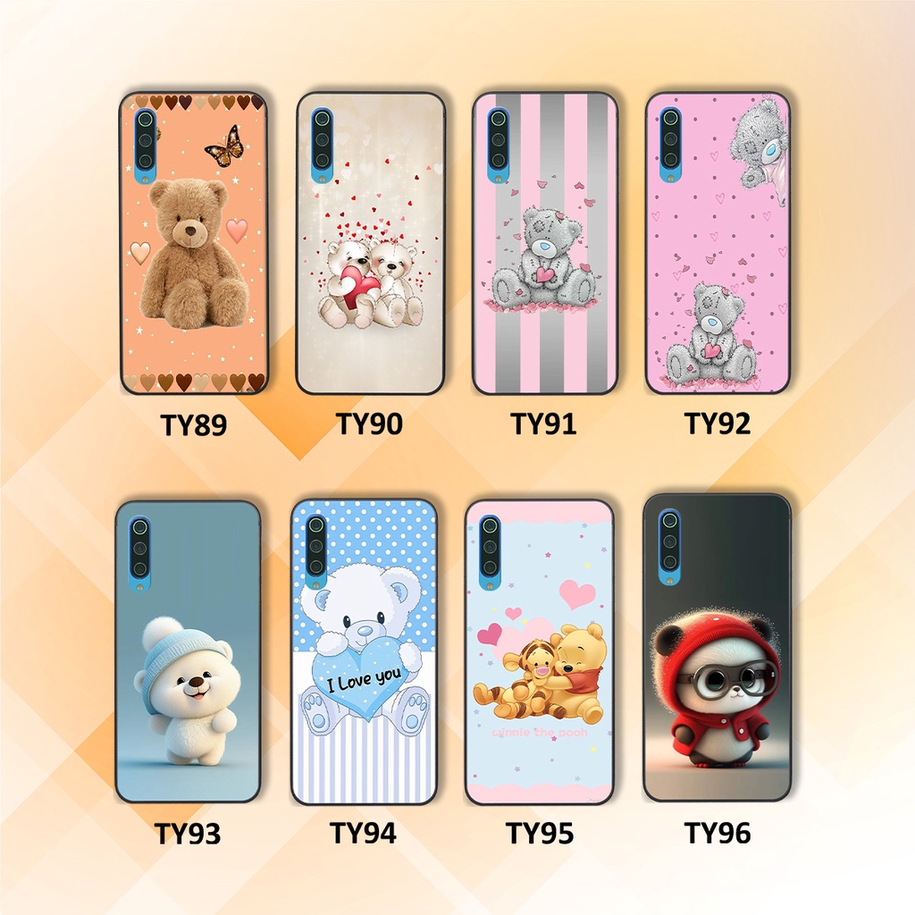 Ốp Xiaomi Mi 9 SE in hình gấu cute dễ thương siêu xinh đáng yêu