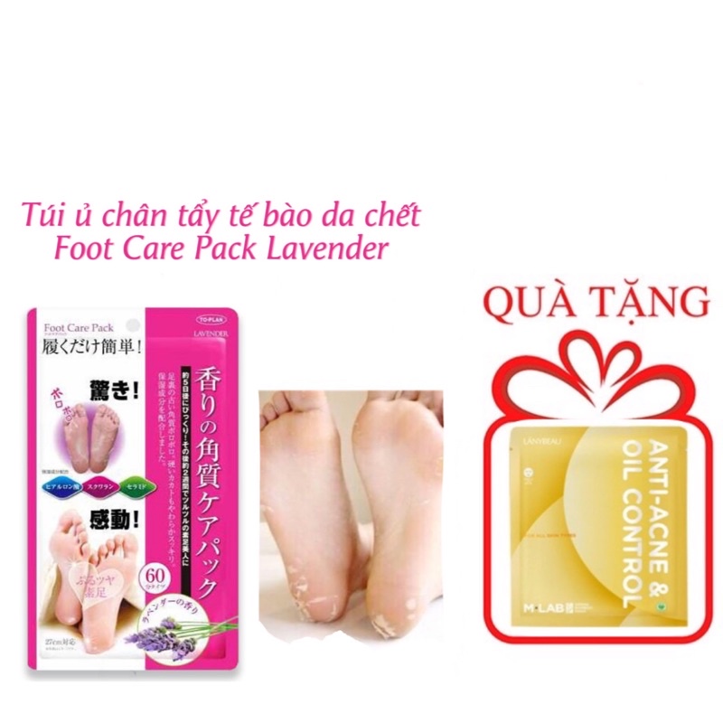 Túi Ủ Tẩy Tế Bào Chết Da Chân Lavender Foot Care Pack To Plan Nhật Bản