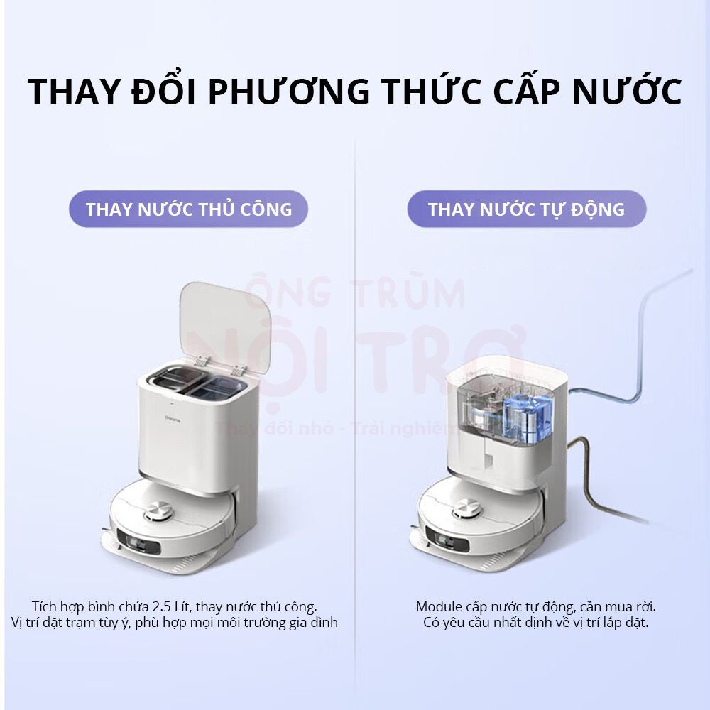 Robot Hút Bụi Lau Nhà Dreame bot W10S Pro Tự Giặt Giẻ, Sấy Khô, Hàng chính hãng, Bảo hành 24 tháng | BigBuy360 - bigbuy360.vn