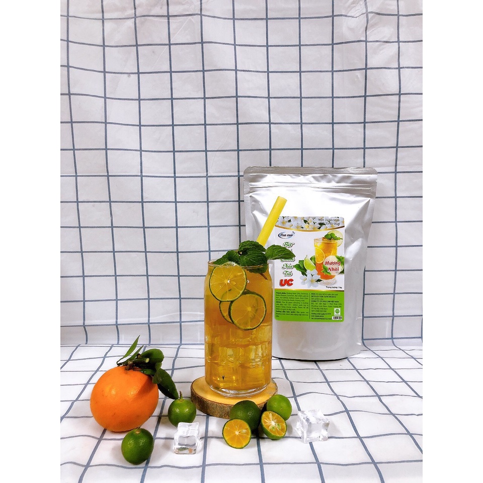 BỘT TRÀ CHANH HƯƠNG NHÀI HÒA TAN UC TÚI 1KG