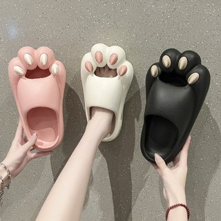 Dép quai ngang nữ, dép lê bánh mì chân gấu dễ thương đế eva cực êm 3TDEP