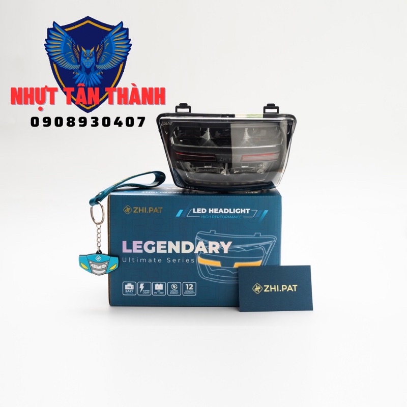 Choá đèn Led 2 tầng ZHI.PAT chính hãng - Đèn LED 2 tầng Wave thái-wave 100,110,110S phiên bản LEGENDARY Ultimate 2023