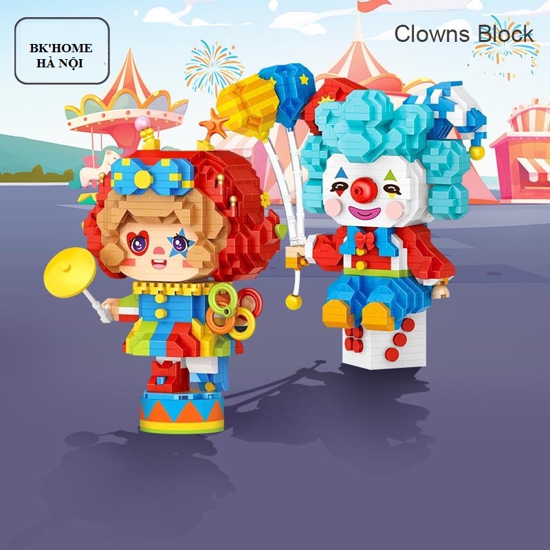 Đồ chơi lắp ráp mô hình chú hề 8917-8918