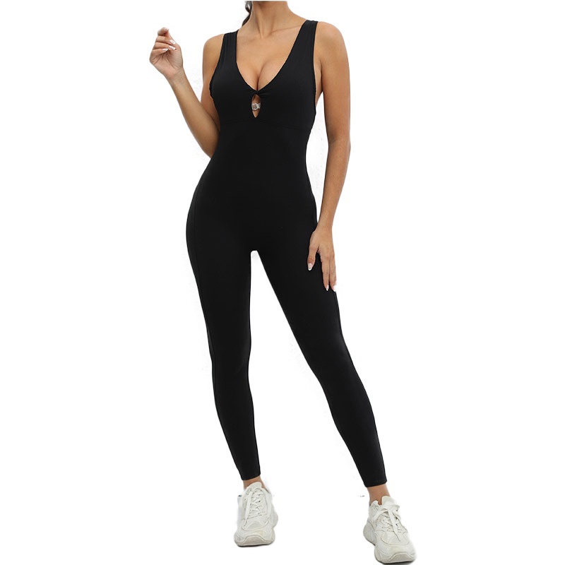 Bộ Áo Liền Quần Co Giãn Tập Yoga / Thể Hình Dành Cho Nữ