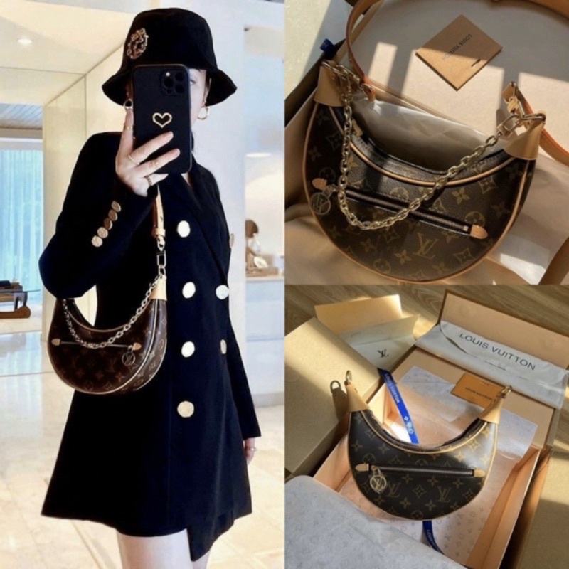 Túi eo vi kẹp nách dáng thuyền Size 24cm loại đẹp full box nam châm xịn sò