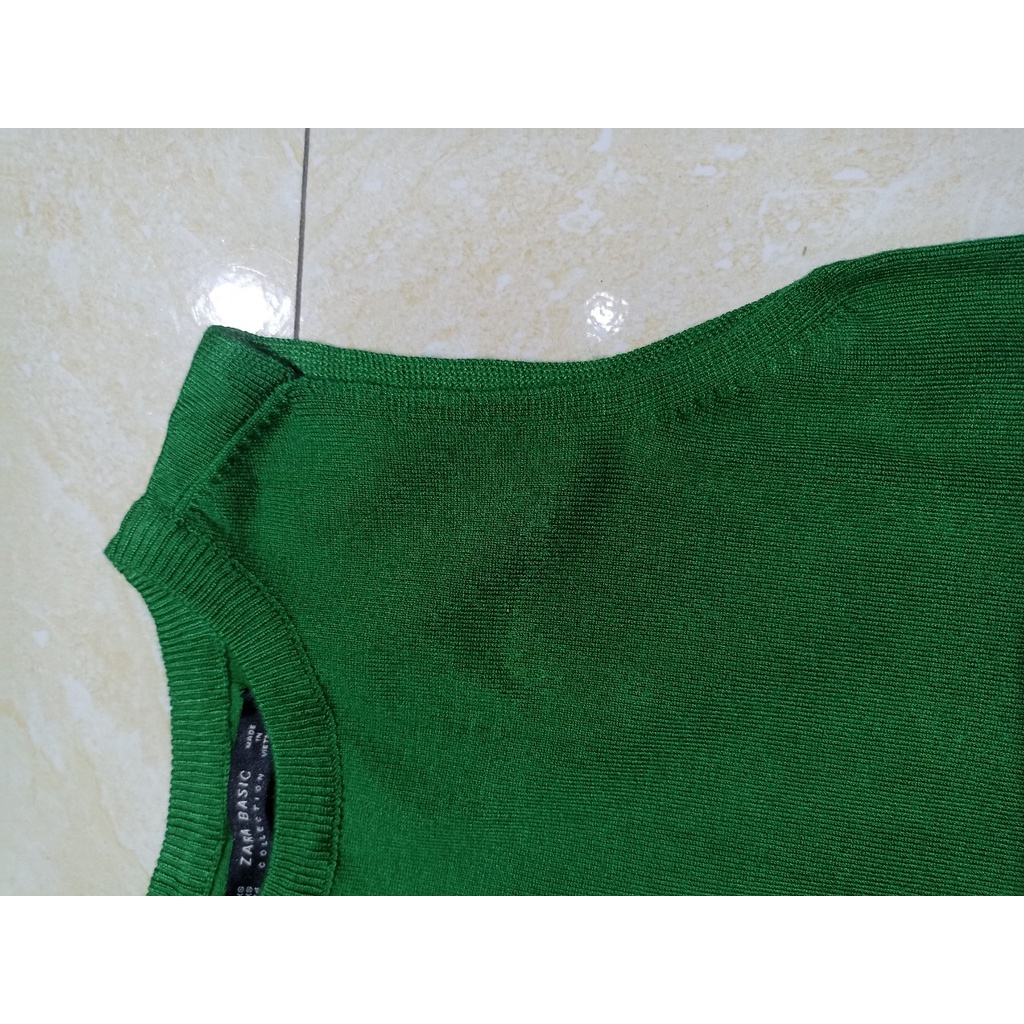 Áo ba lỗ len lông thỏ Zara mềm mát ôm body