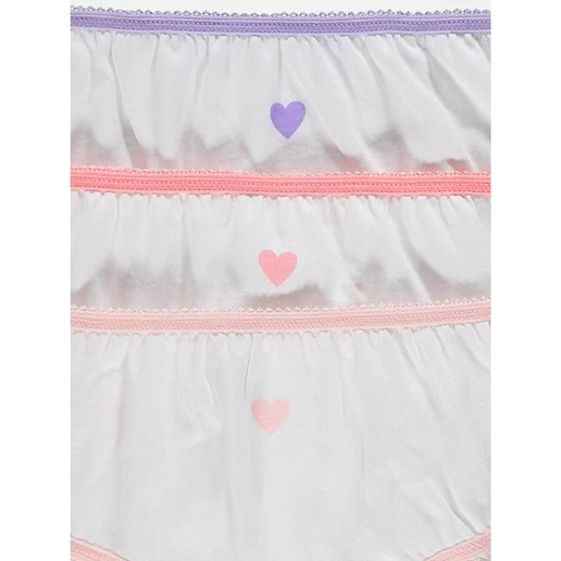 Set 10 quần chíp/boxer trắng unicorn hoa George_hàng chính hãng Anh