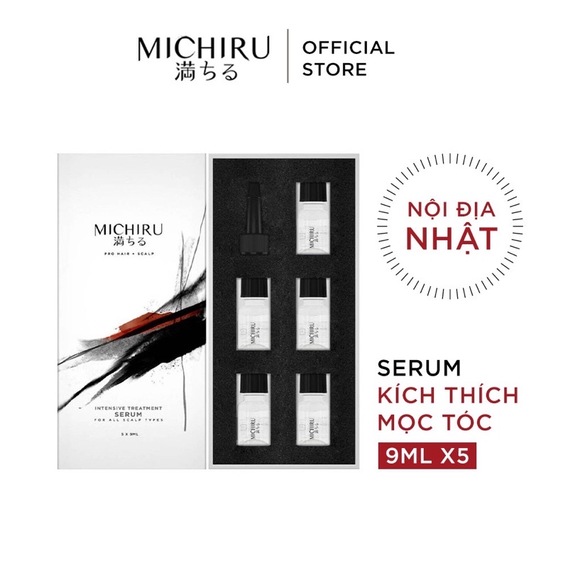 Serum Michiru Kích Thích Mọc Tóc 9mlx5