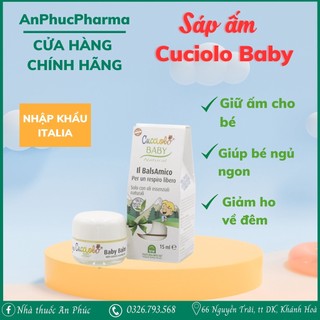 Sáp giữ ấm Cucciolo Baby Nhập khẩu Italia - Lọ 15ml