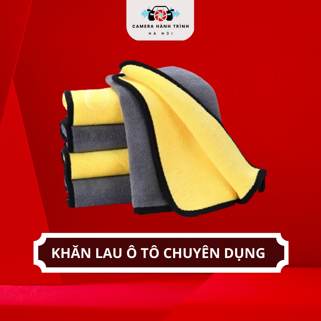 Khăn lau xe chuyên dụng 30x60 Chất Vải Mềm Mại , Thấm Hút Tốt, Chuyên Dụng Lau Rửa xe Ô Tô - XETABON