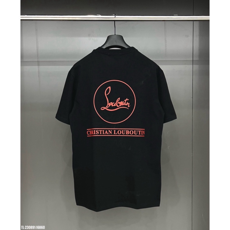 Áo phông Louboutin chảy mực nam nữ in 2 mặt. Áo Phông Loubotin Unisex Nam Nữ hotrend quảng châu