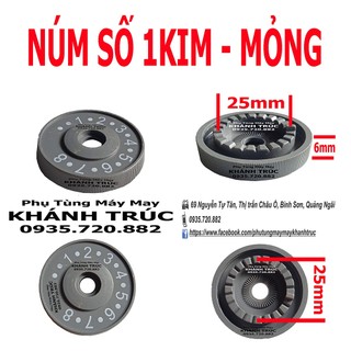 Núm số mỏng máy may công nghiệp 1kim