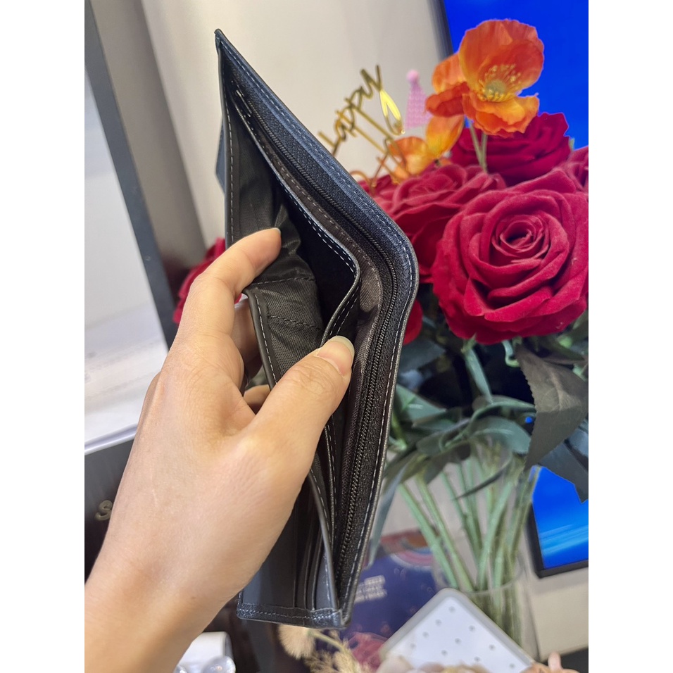 Xả hàng ví da nam - Quà tặng sinh nhật nam giới full túi hộp quà tặng y hình - Hàng Việt Nam xuất khẩu