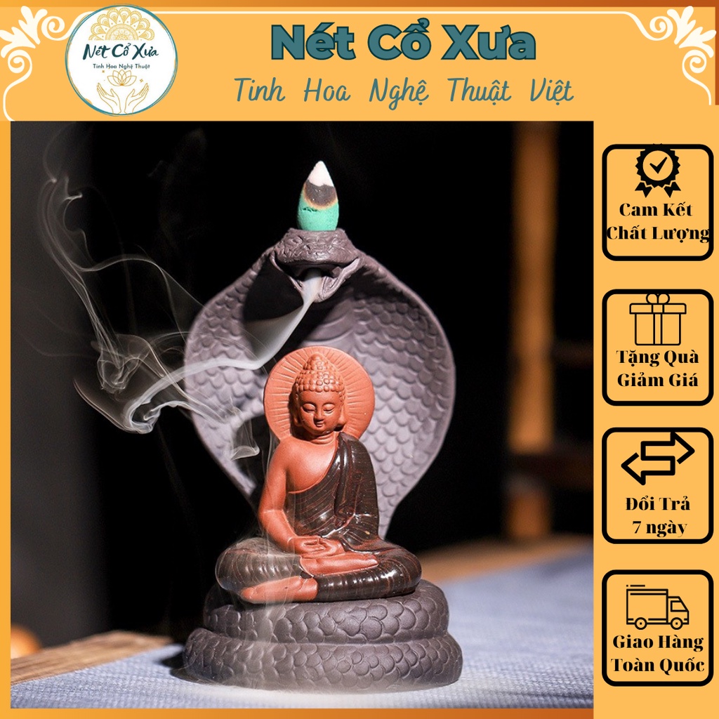 Tượng Phật Thích Ca - Mãng Xà Che Mưa