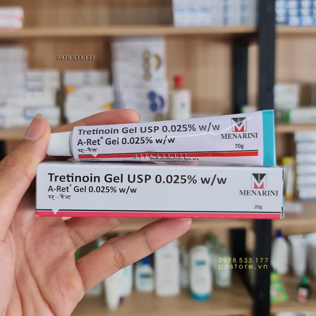 Tretinoin USP Aret Ấn 0.025% chính hãng - PN100107