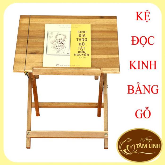 Kệ tụng kinh ,kệ đọc sách gỗ tự nhiên 100% gấp gọn sau khi sủ dụng