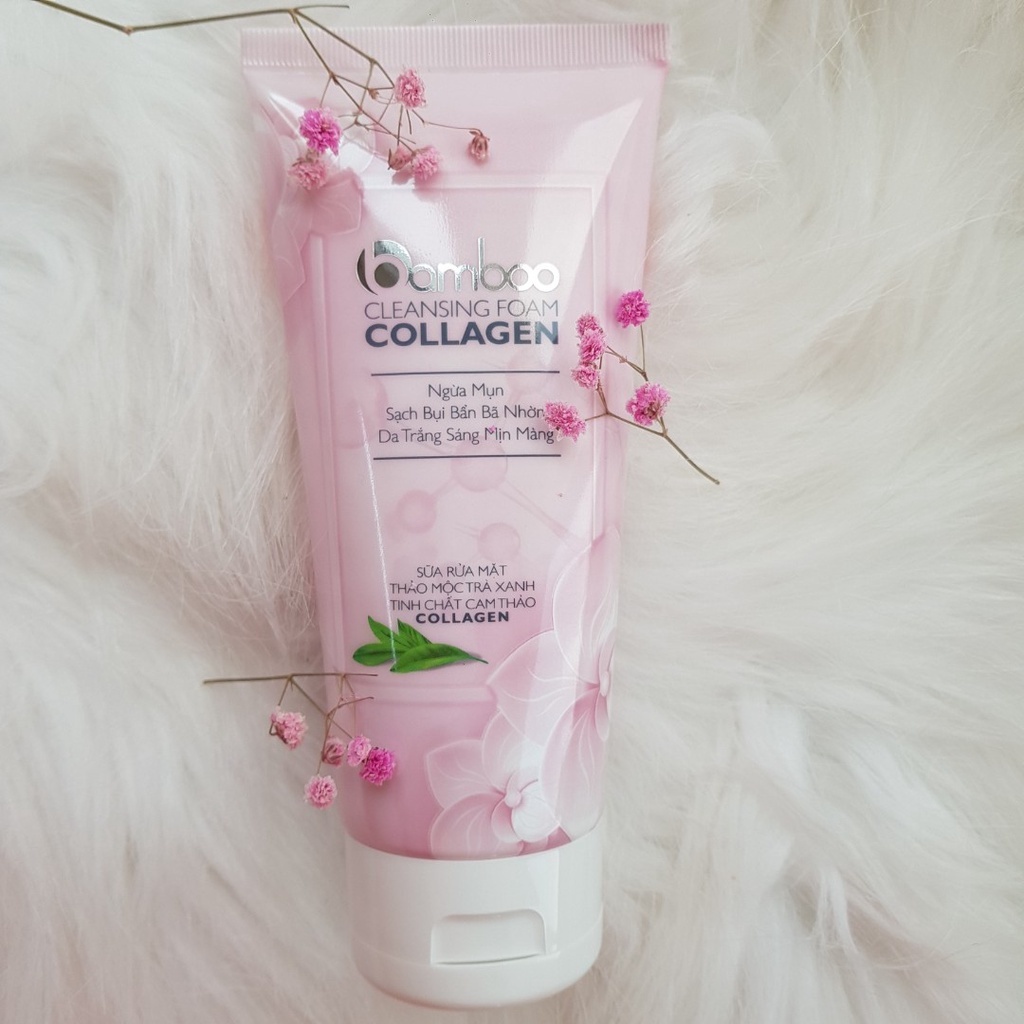 Sữa Rửa Mặt Collagen Bamboo Nha Đam - Cam Thảo -  150ml