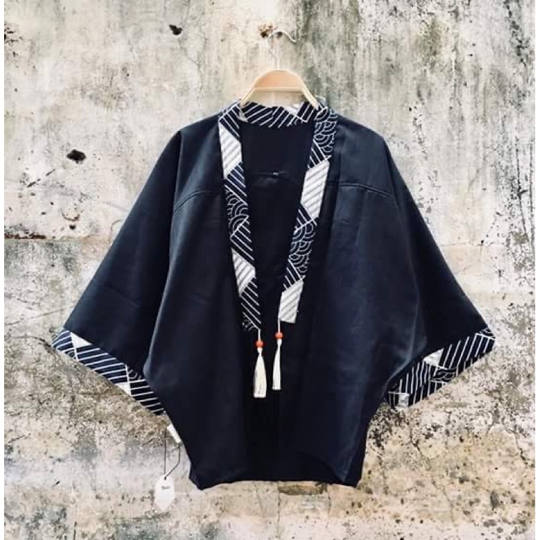 Haori. Áo choàng phong cách Nhật Bản kiểu dáng unisex