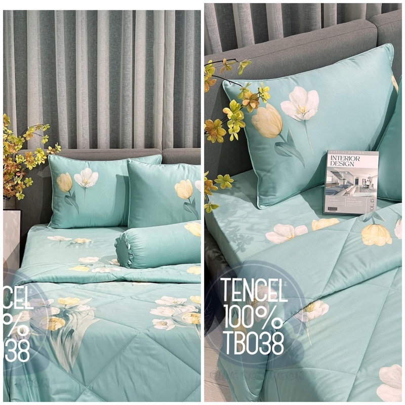 [SALE SỐC]TRỌN BỘ DRAP VẢI LỤA TENCEL CAO CẤP
