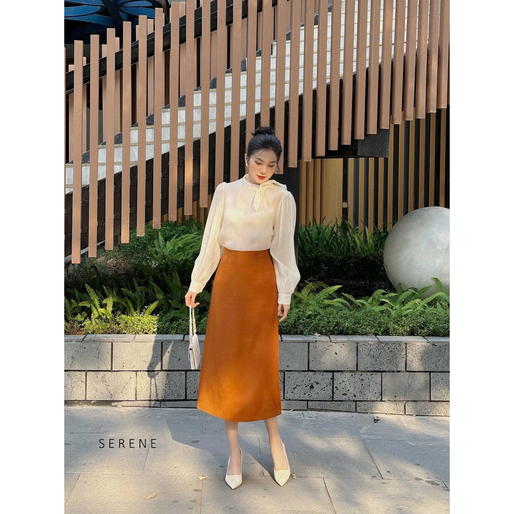 Áo Missa buộc nơ cách điệu kiểu Hàn