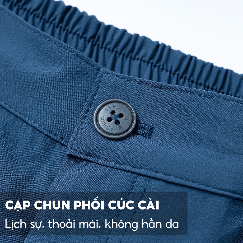 Quần Short Thể Thao Nam 5S RUN,Công Nghệ Thoáng Khí, Cúc Cài,Co Giãn (QST23004)