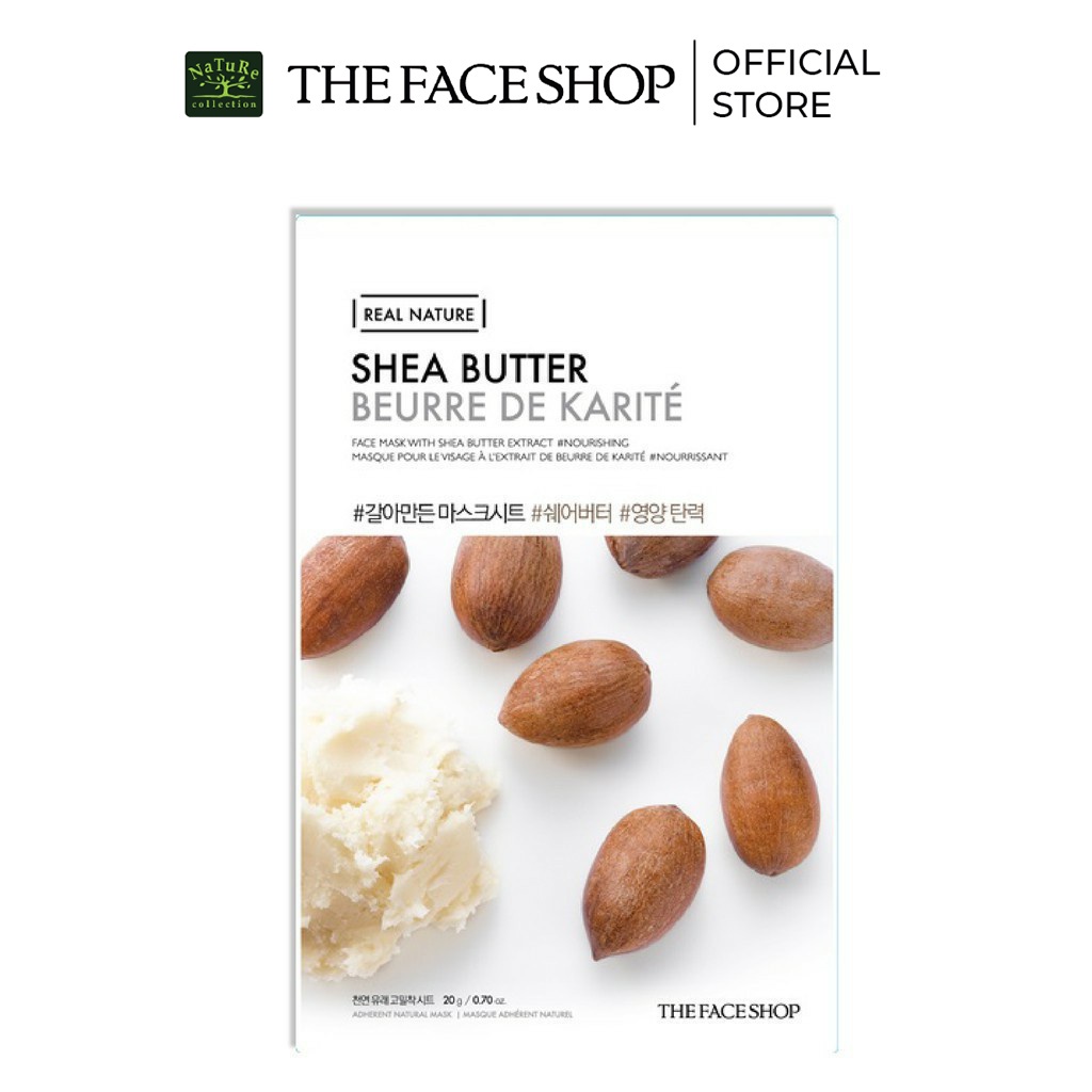 Mặt Nạ TheFaceShop Real Nature Shea Butter Face Mask 20g