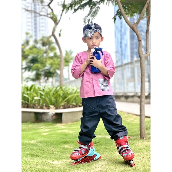 Bộ Bà Ba Bé Gái Màu Ruốc 2023