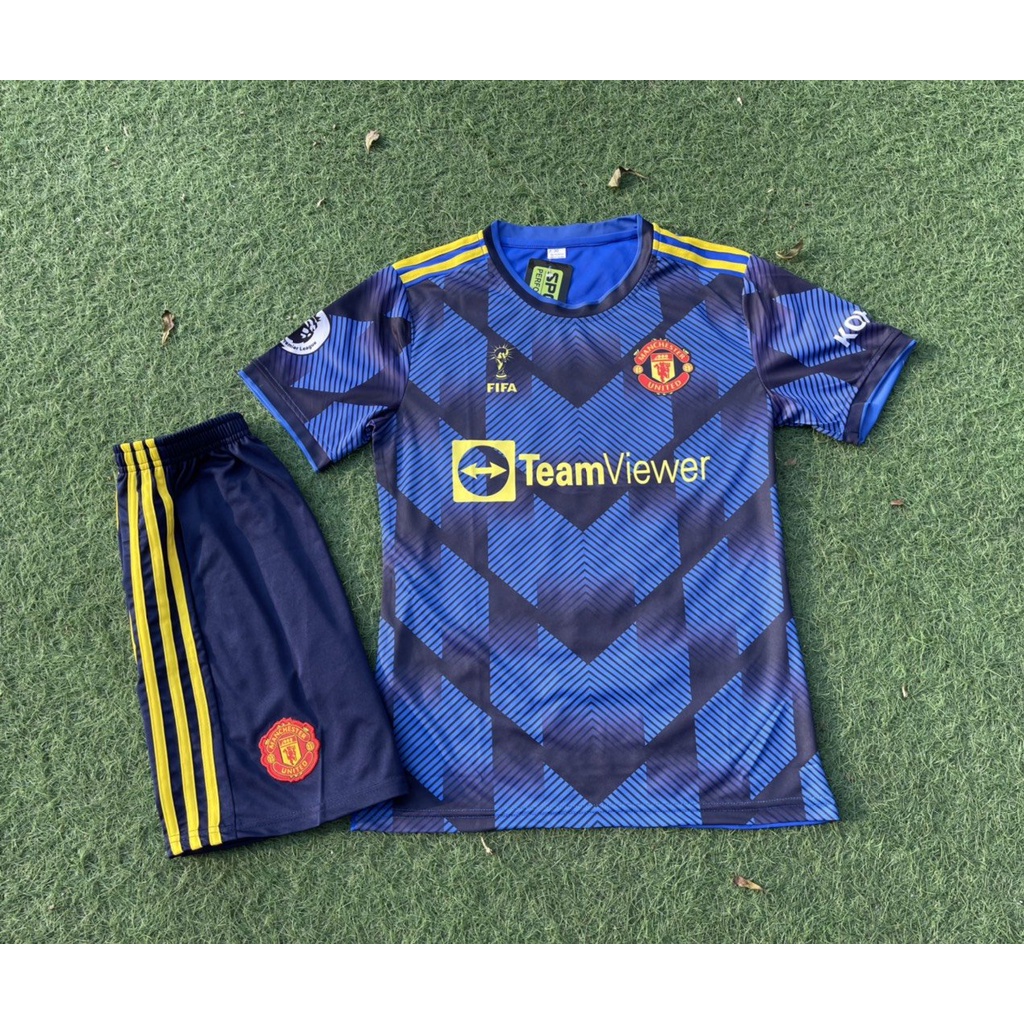 Bộ áo bóng đá - M * U- In tên số áo theo yêu cầu - Hàng thun lạnh cao cấp