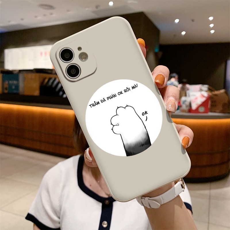 Ốp Iphone viền vuông Trẫm đã phán rồi mà cực hài hước cho iphone 6/7/8Plus X XS xr xsmax 11/12/13/14pro promax e5185