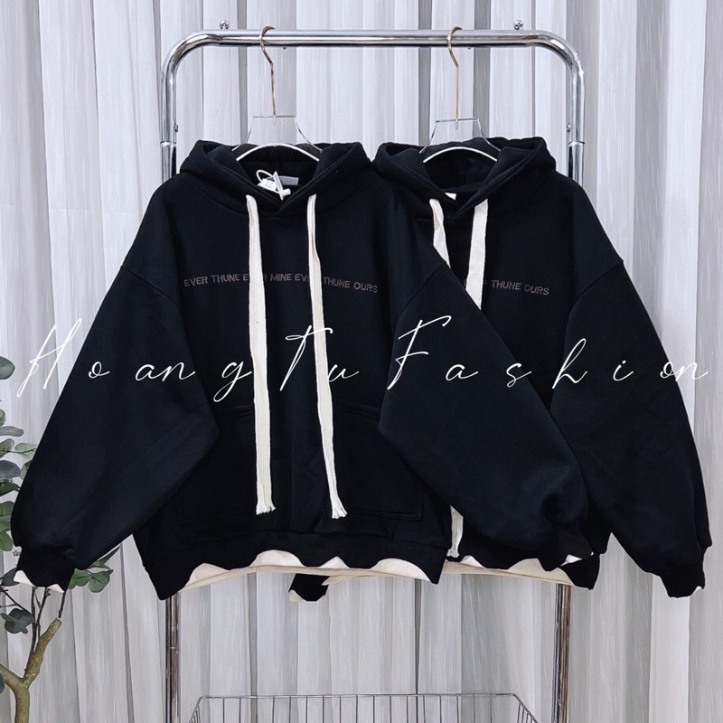 Áo hoodie nỉ bông Shop No.17 chữ thêu M673